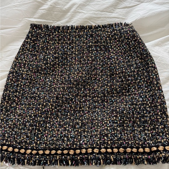Cinq à Sept Multicolor Tweed Mini Skirt - Picture 4 of 5